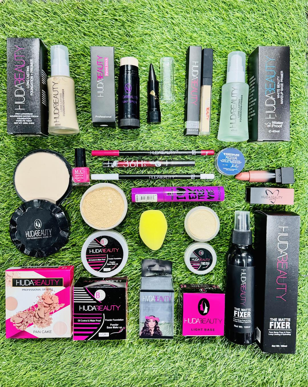 17-Piece Huda Beauty Makeup Kit for Beginners & Professionals