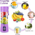 Purple Electric Juicer Blender for Home & Travel