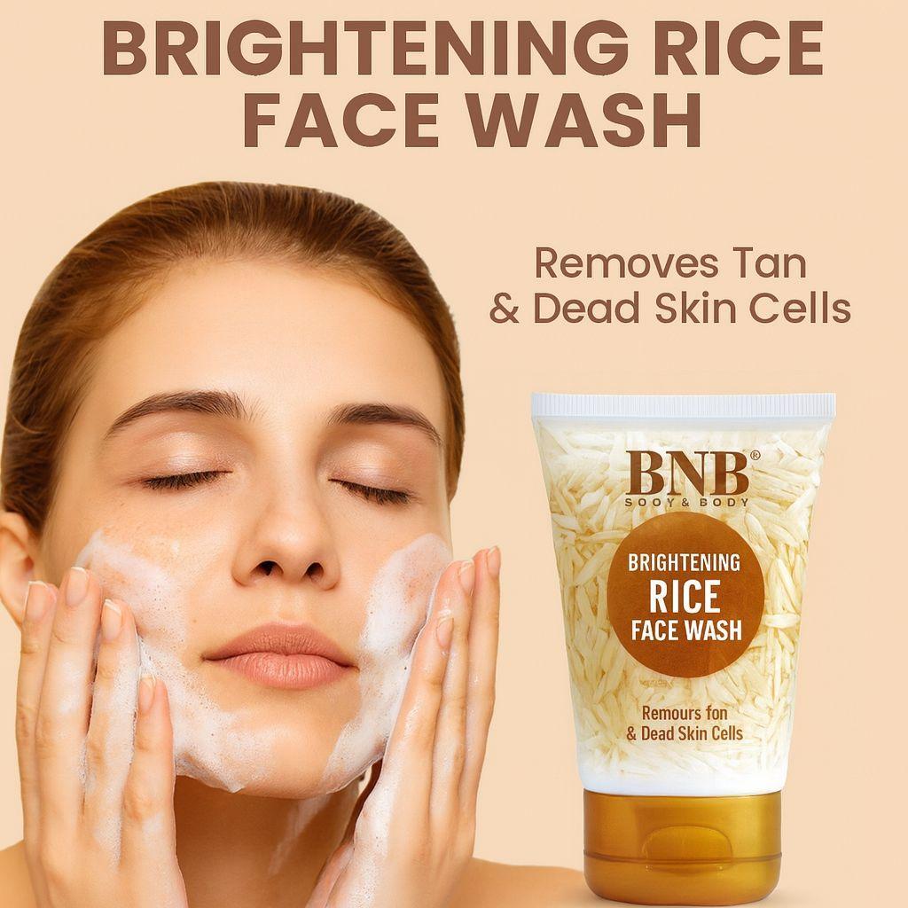Brightening Rice Face Wash for All Skin Types