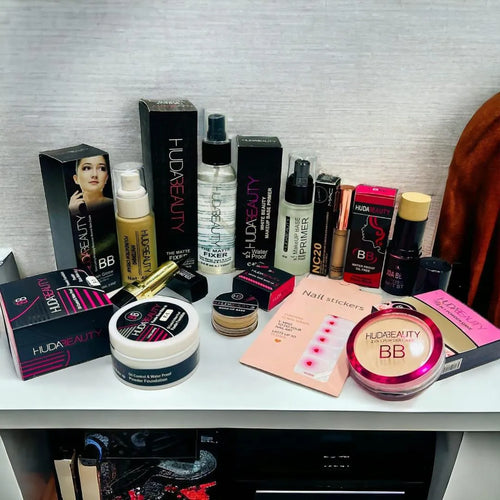 10 in 1 Makeup & Skincare Bundle 500 g - 10 pc