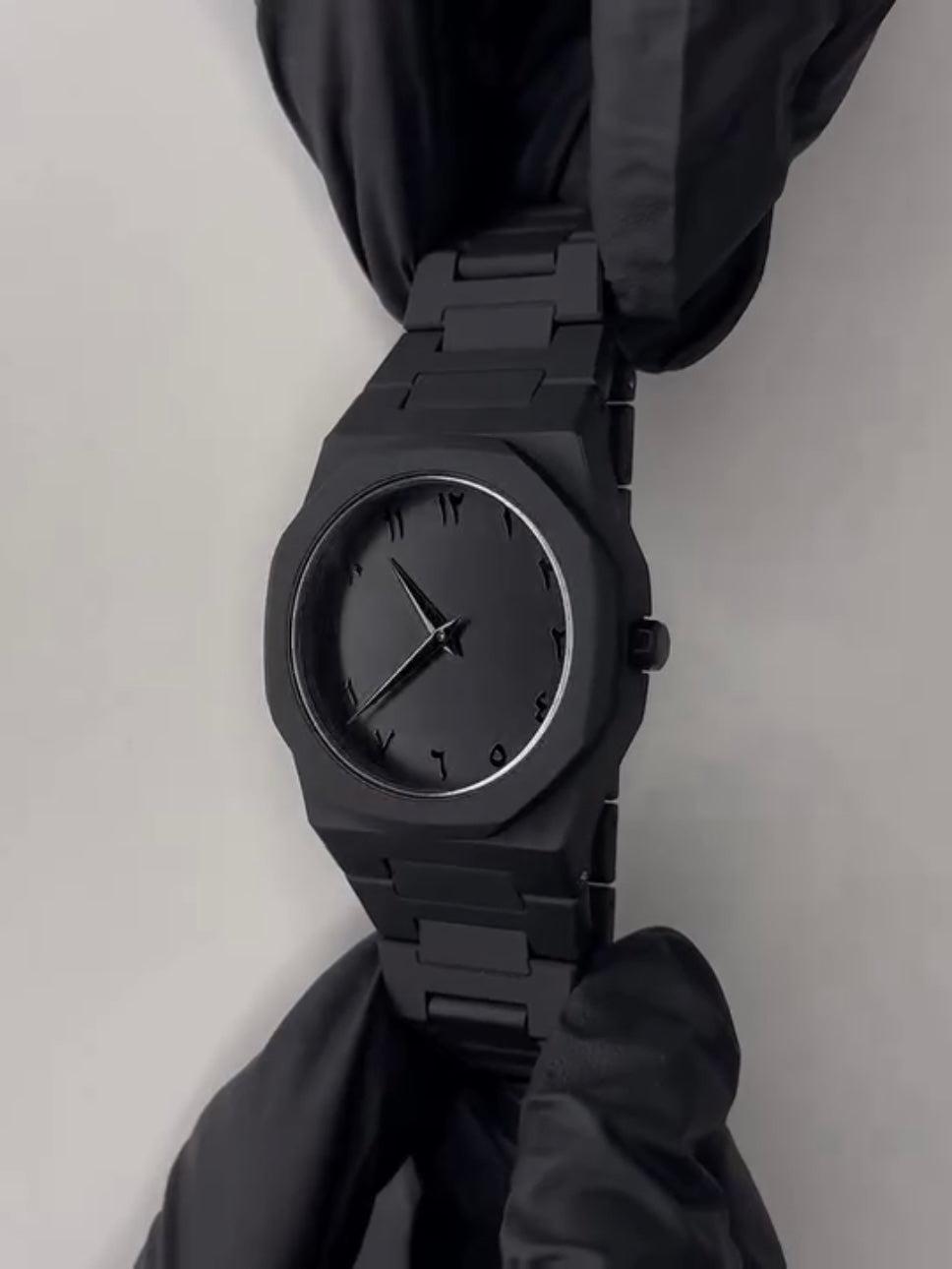 Black Stainless Steel Men's Analogue Watch