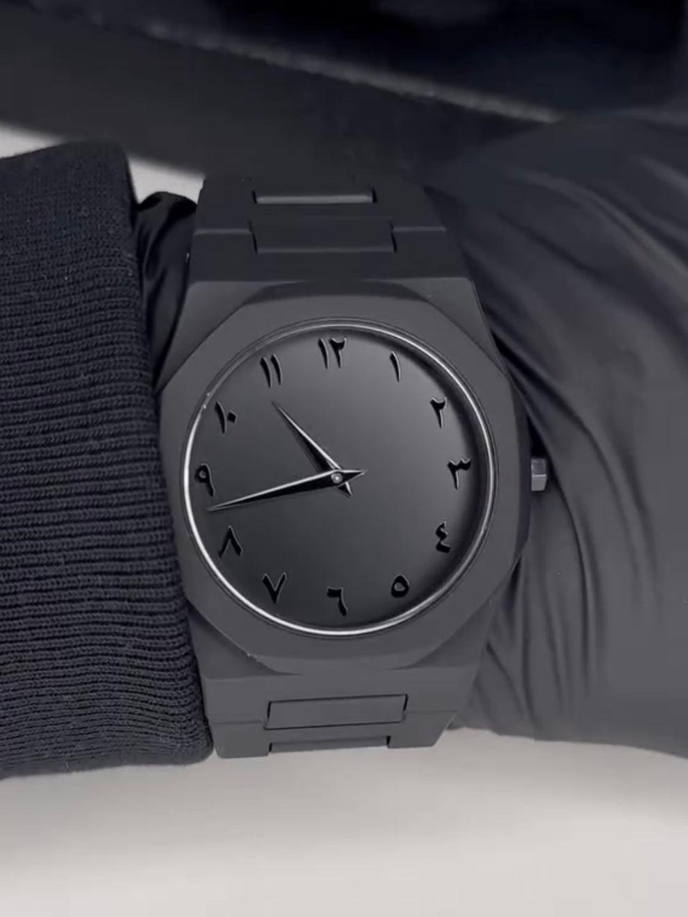 Black Stainless Steel Men's Analogue Watch