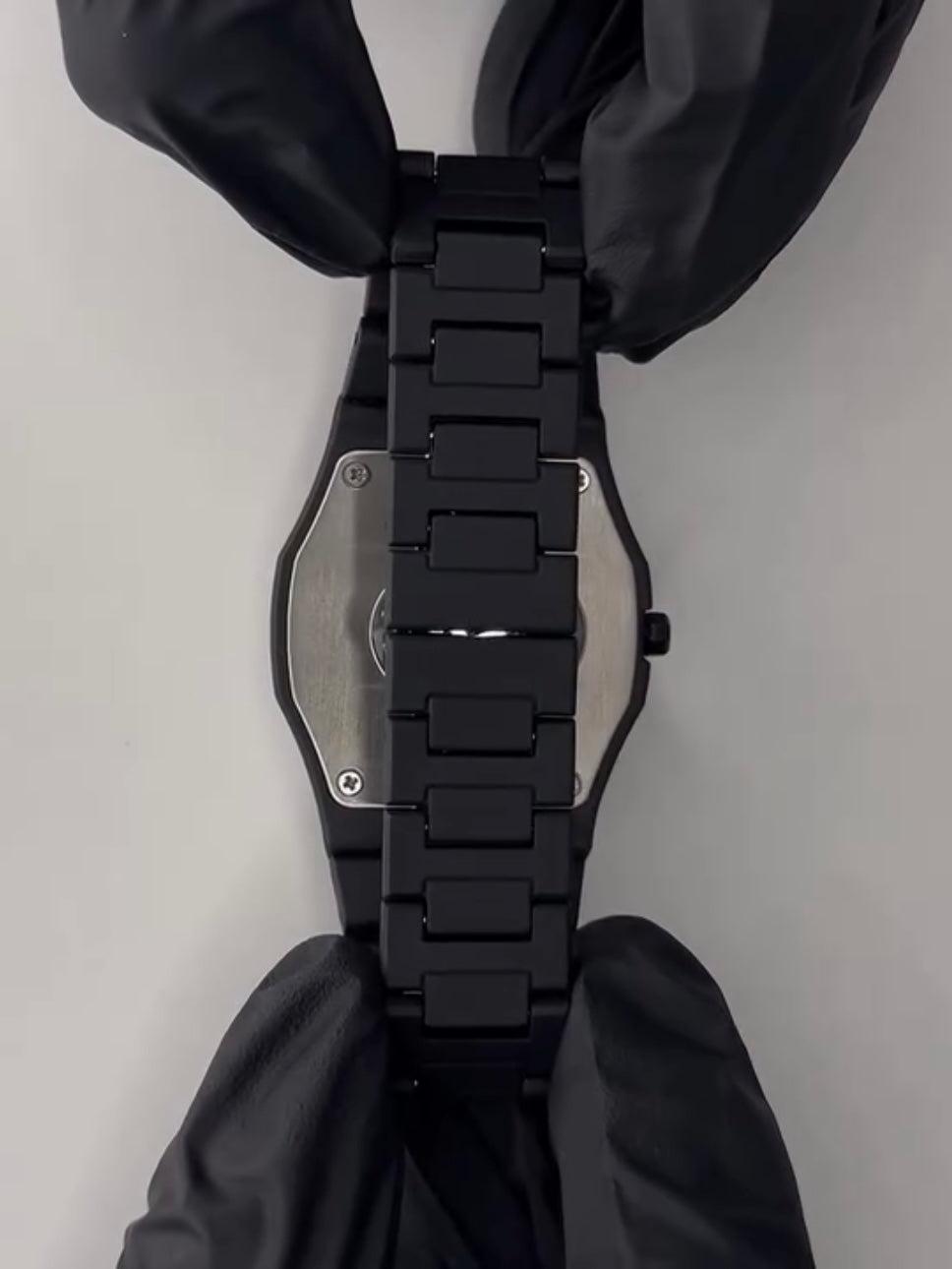 Black Stainless Steel Men's Analogue Watch