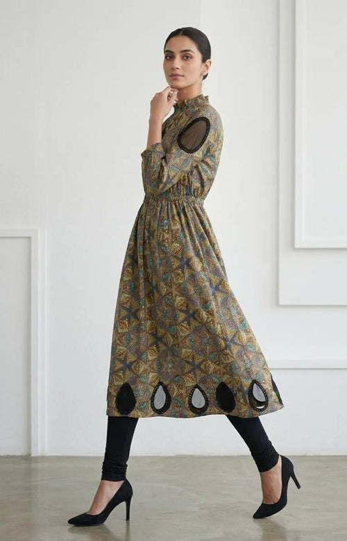 1 Pc Women's Stitched Lawn Digital Print Maxi 5.0