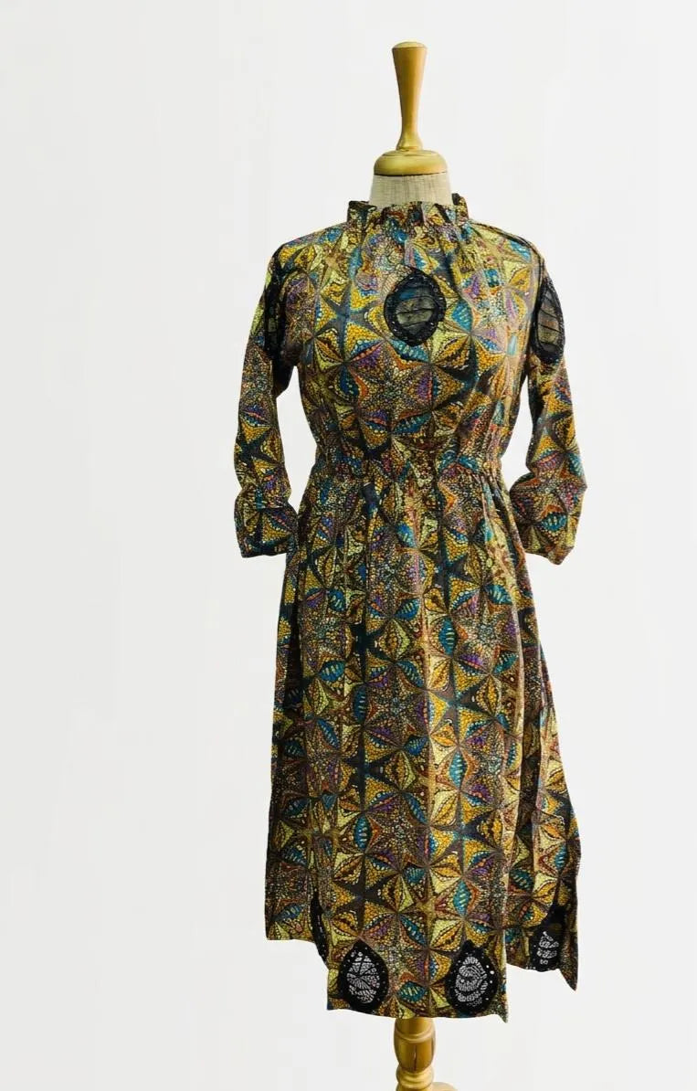 1 Pc Women's Stitched Lawn Digital Print Maxi 5.0