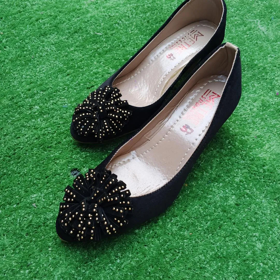 Black Rhinestone Women's Semi-Formal Pumps Size 6-11