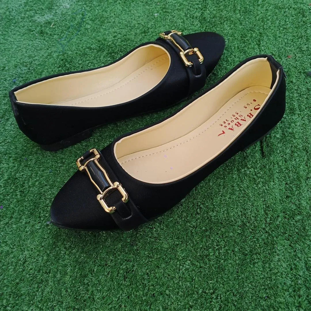 Women Synthetic Leather Fancy Pumps Black Sizes 6-10