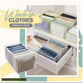 7 Grid Clothes Organizer PVC Non Woven Foldable