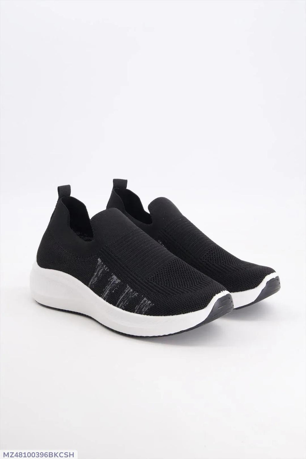 Black Skechers Slip-On Casual Shoes for Men