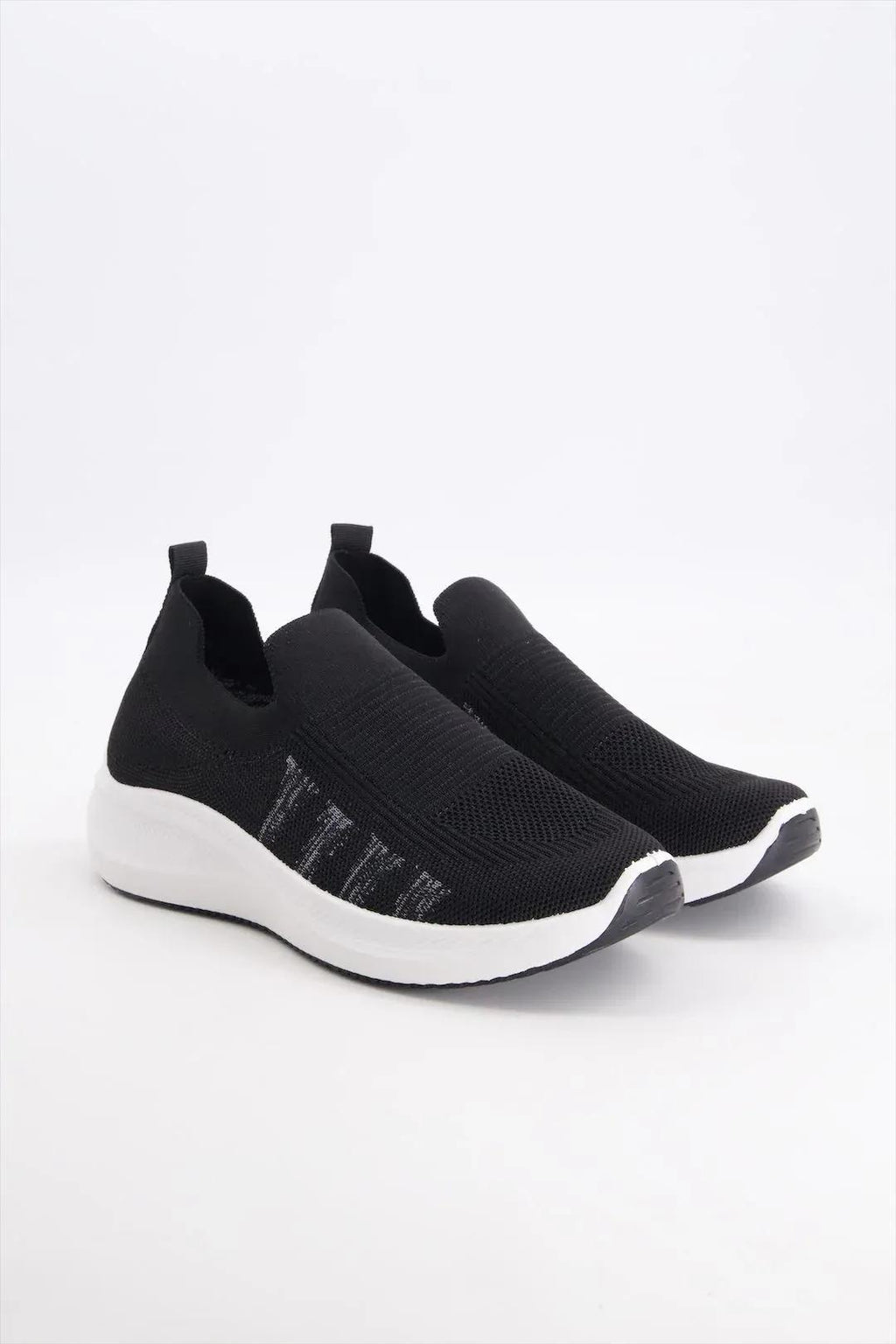 Black Skechers Slip-On Casual Shoes for Men