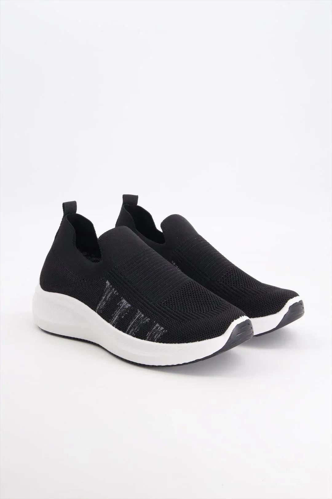 Black Skechers Slip-On Casual Shoes for Men