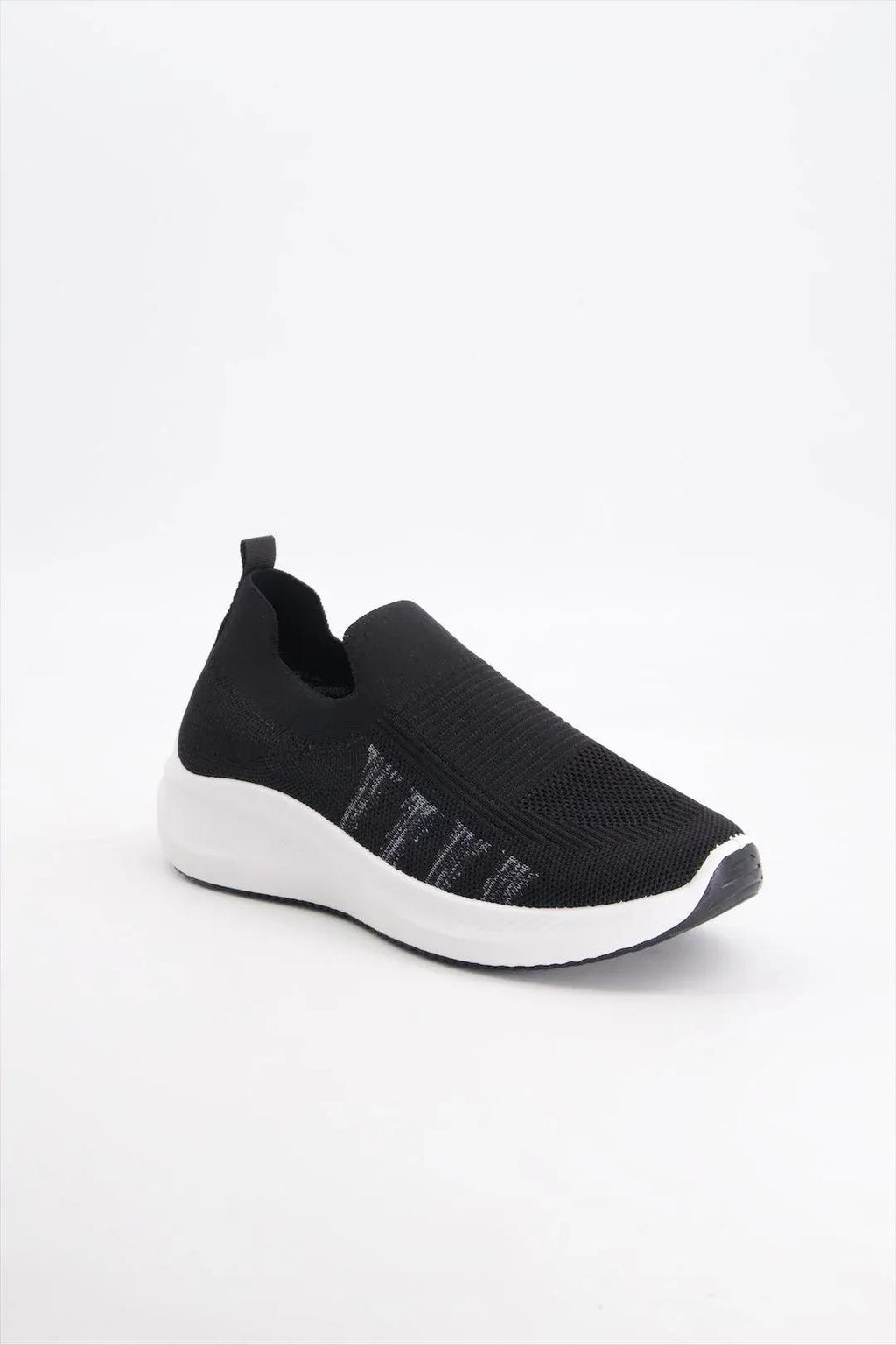 Black Skechers Slip-On Casual Shoes for Men