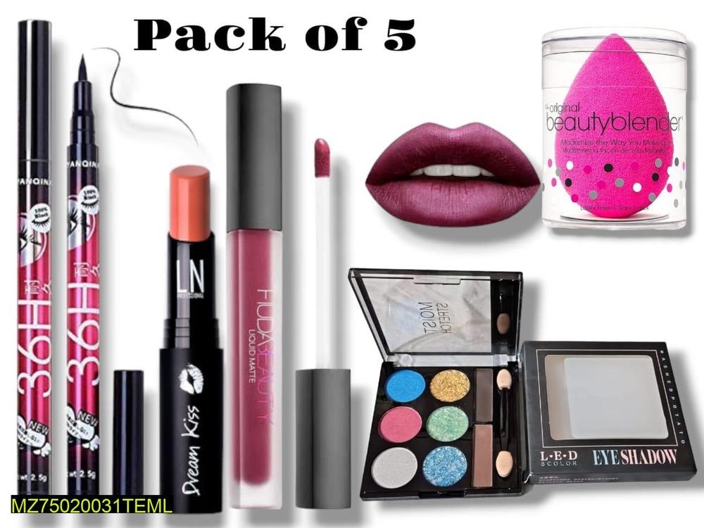 Wedding Makeup Pack of 5 Professional Cosmetics