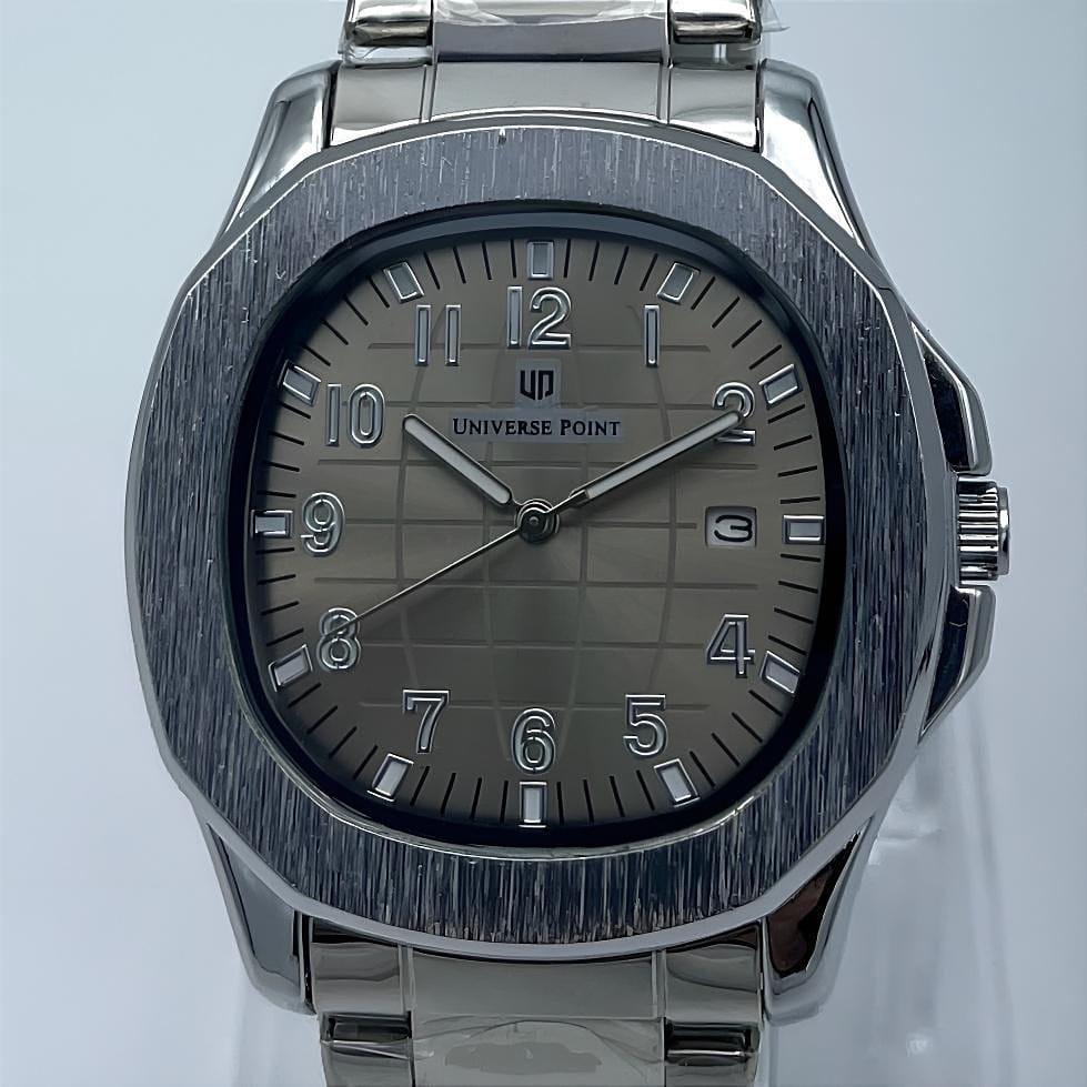 Men's Stainless Steel Analogue Watch with Date Display