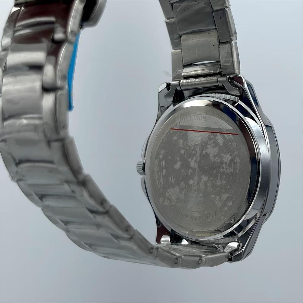 Men's Stainless Steel Analogue Watch with Date Display