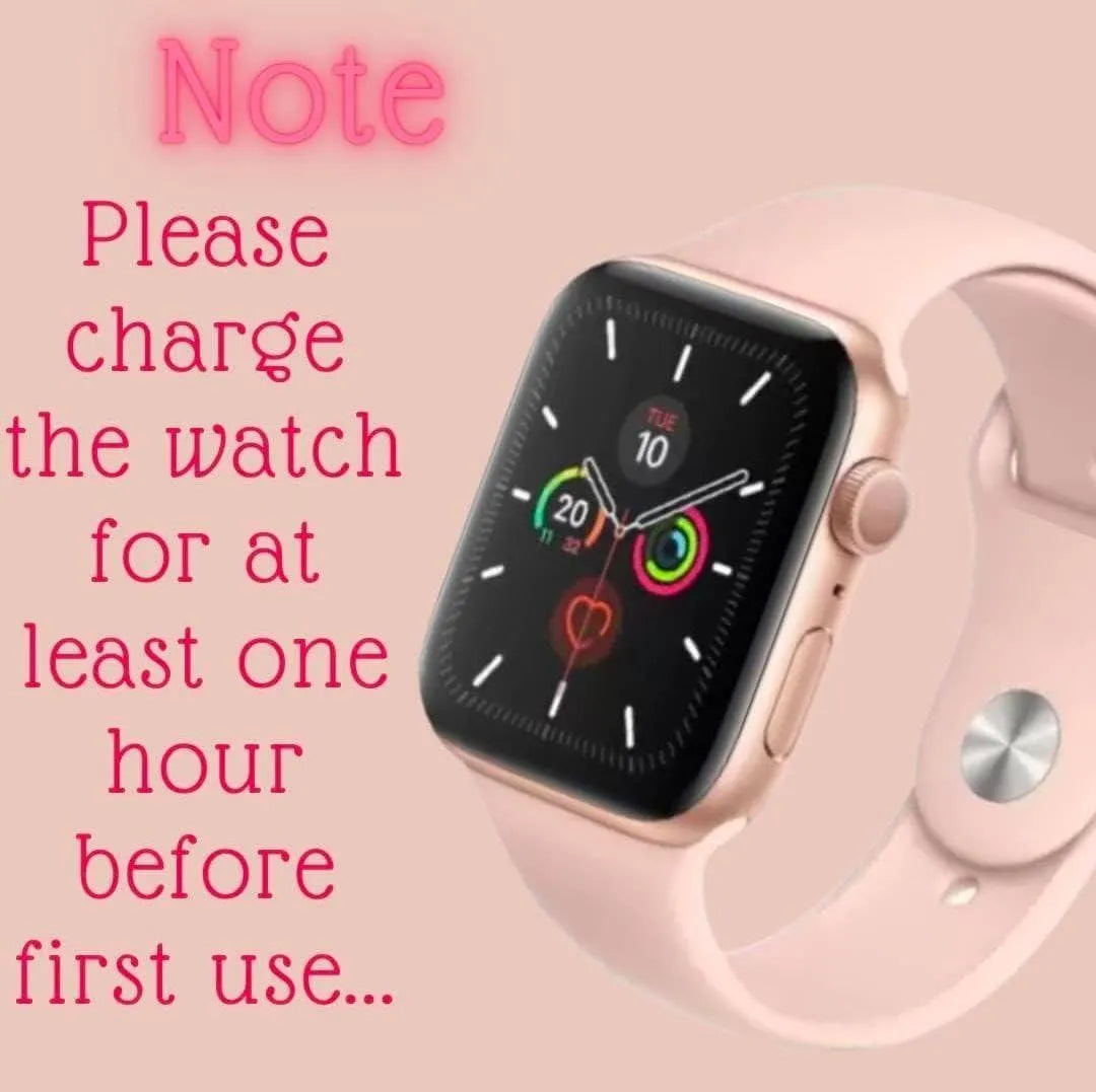 i9 Pro Max Smart Watch Rose Gold Strap